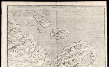 Stampa antica delle Isole Tremiti