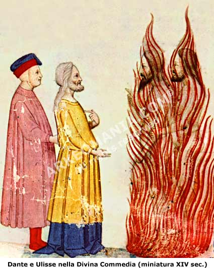 L'inferno dantesco e il percorso di Dante e Virgilio nell'Inferno
