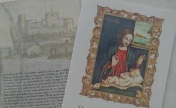 Tra le palme volando,angeli santi, fermate i rami, che il mio bimbo dorme.