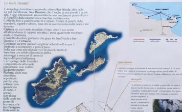 MAPPA DEI SITI STORICI E NATURALISTICI DELLE ISOLE TREMITI